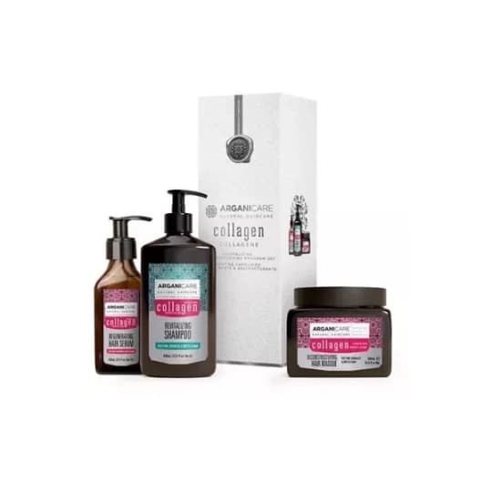 Arganicare Coffret Trio Revitalisant & Volume Boost Collagène