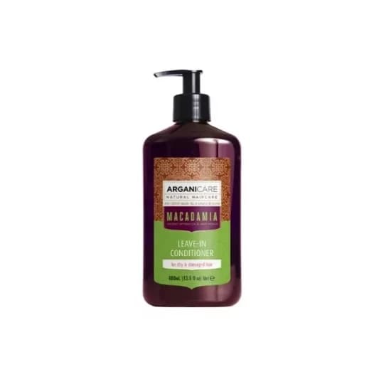 Arganicare Crème de Soin Hydratante Cheveux Secs & Abimés Macadamia 400 ml